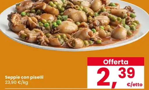 Seppie con piselli