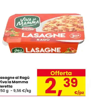 Lasagne al ragù Viva la Mamma Beretta