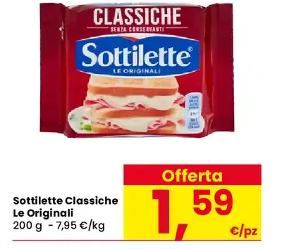 Sottilette Classiche Le Originali