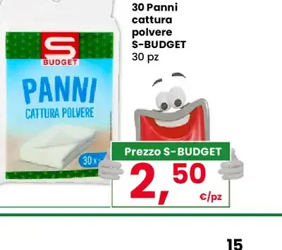 Sacchetti cattura polvere S-Budget