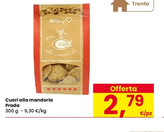 Cuori alla mandorla Prada