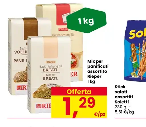 Mix per panificati assortito Rieper