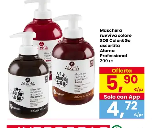 Maschera ravviva colore Alma Professional
