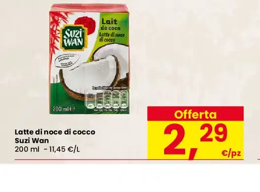Latte di noce di cocco Suzi Wan