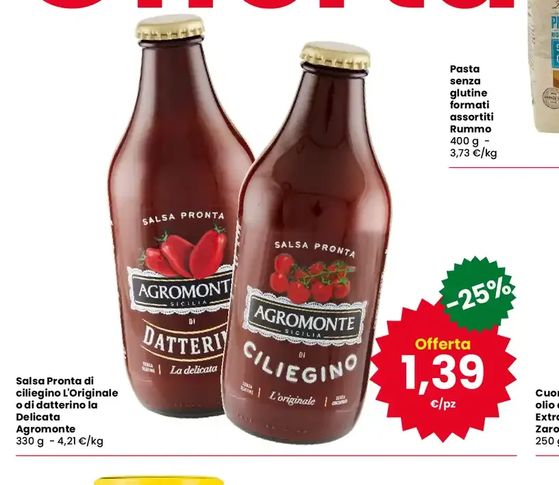 Salsa pronta di ciliegino Datterino