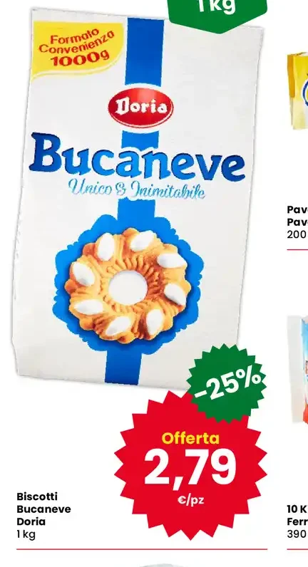 Biscotti Bucaneve Doria