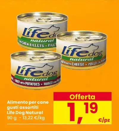 Alimento per cane Life Dog Natural