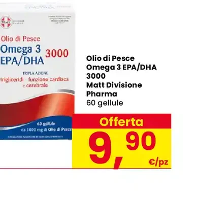 Olio di Pesce Omega 3 EPA/DHA 3000
