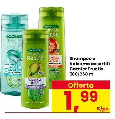 Shampoo o balsamo assortiti Garnier Fructis