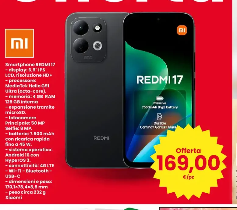 Smartphone Redmi 17