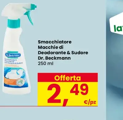 Smacchiatore macchie di deodorante e sudore Dr. Beckmann
