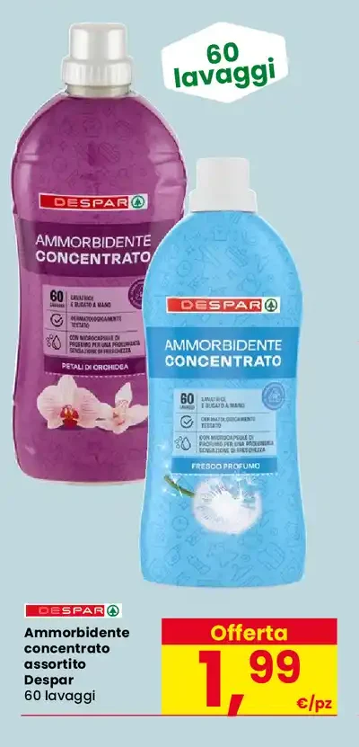 Ammorbidente concentrato assortito Despar