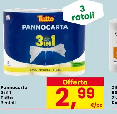 Pannocarta 3 in 1 Tutto