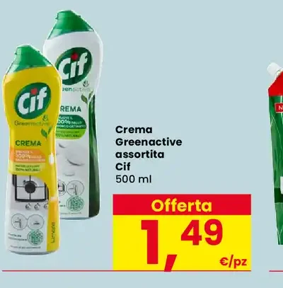 Crema Greenactive assortita Cif