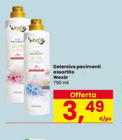 Detersivo pavimenti assortito Wexor