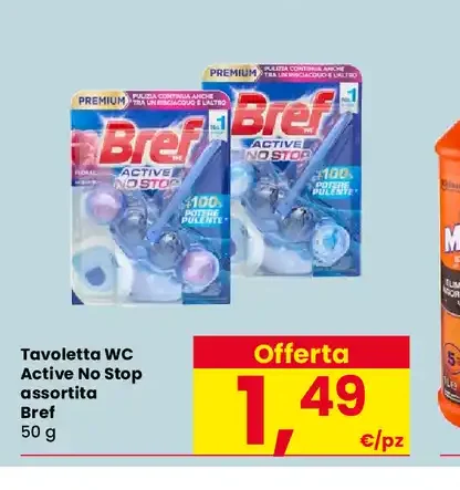 Tavoletta WC Active No Stop assortita Bref