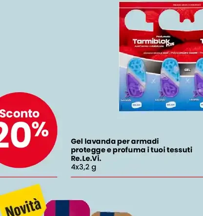 Gel lavanda per armadi Re.Le.Vi.