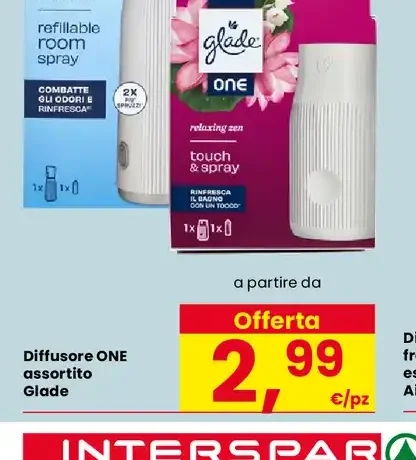 Diffusore ONE assortito Glade