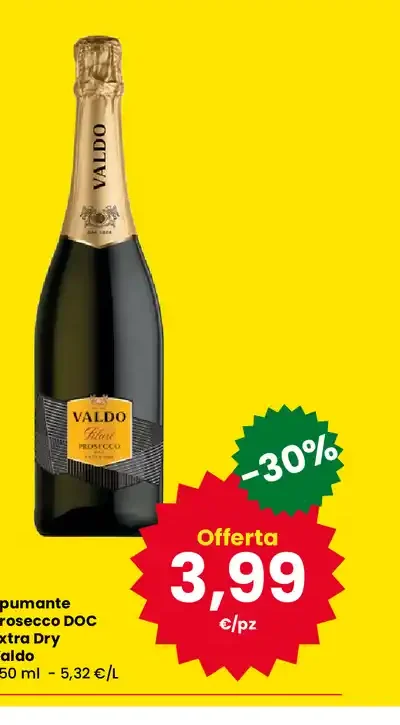 Spumante Prosecco DOC Extra Dry Valdo