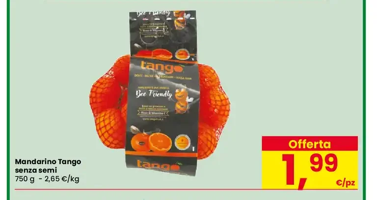 Mandarino Tango senza semi