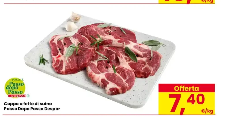 Coppa a fette di suino Passo Dopo Passo Despar