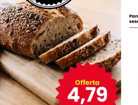 Pane con 5 semi e lievito madre