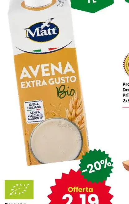 Bevanda vegetale all'avena