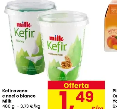 Kefir avena e noci