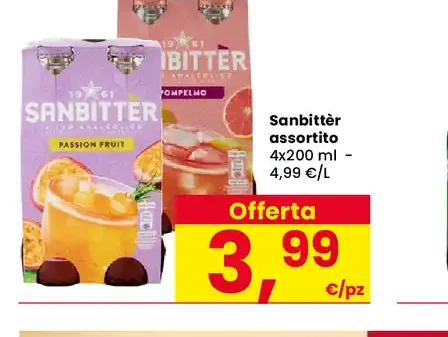 Sanbittèr assortito