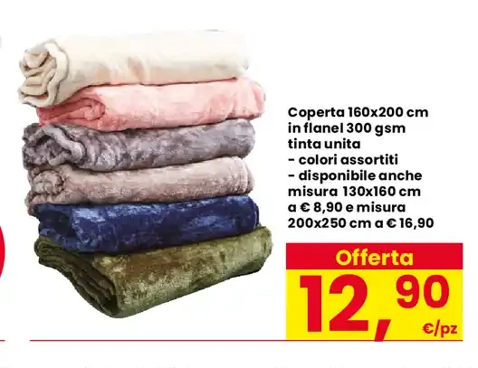 Coperta in flanell 300 gsm