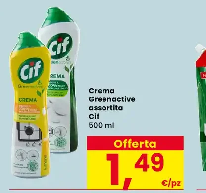 Crema Greenactive assortita Cif