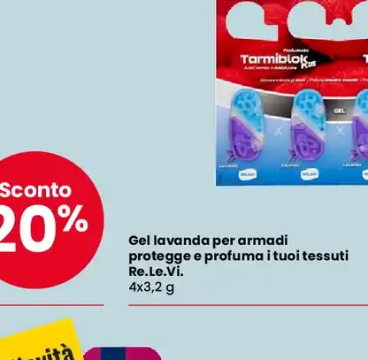 Gel lavanda per armadi Re.Le.Vi.