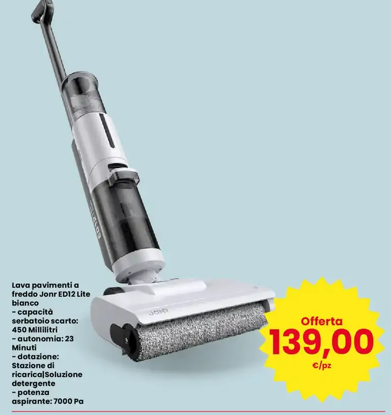Lava pavimenti a freddo JONR ED12 Lite bianco