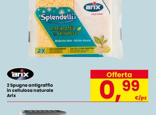 Spugne antigraffio in cellulosa naturale