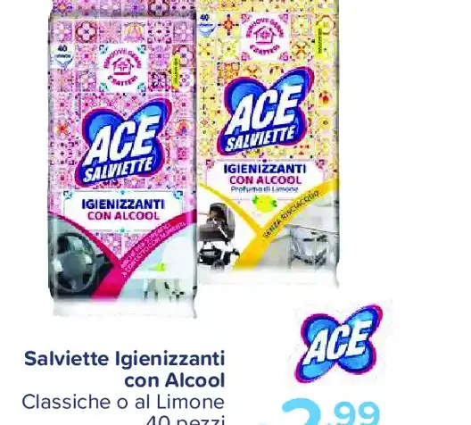 Salviette igienizzanti