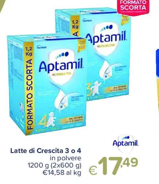 Latte di crescita Aptamil