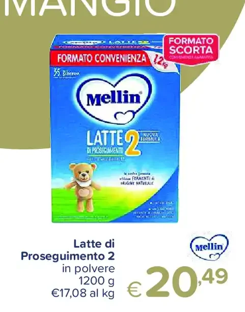 Latte di proseguimento Mellin