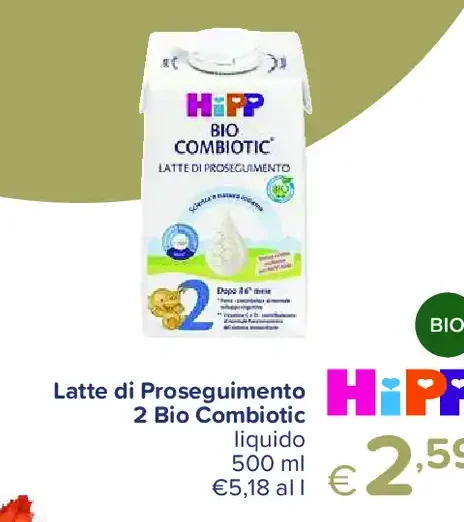 Latte di proseguimento 2 Bio Combiotic