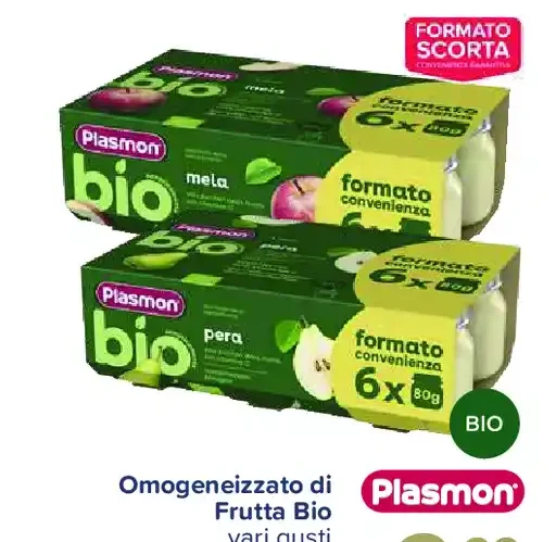 Omogeneizzato di frutta bio