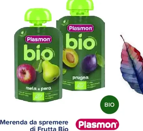 Merenda da spremere di frutta bio