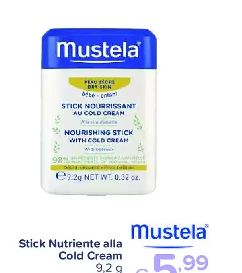Stick nutriente alla cold cream