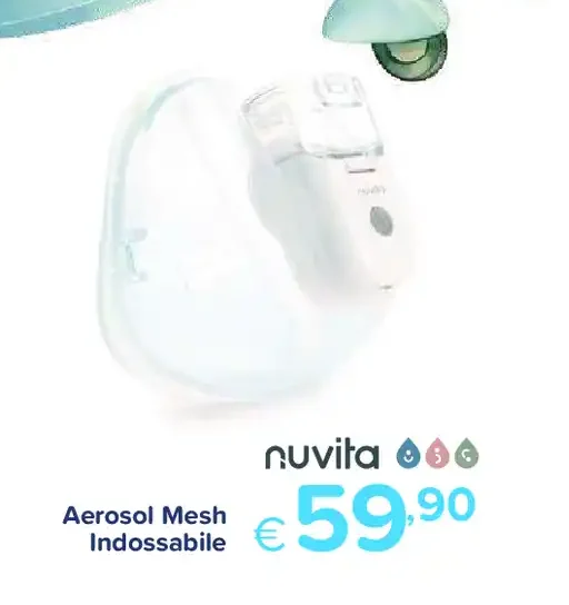 Aerosol mesh indossabile