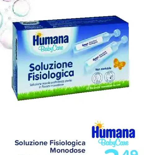 Soluzione fisiologica monodose