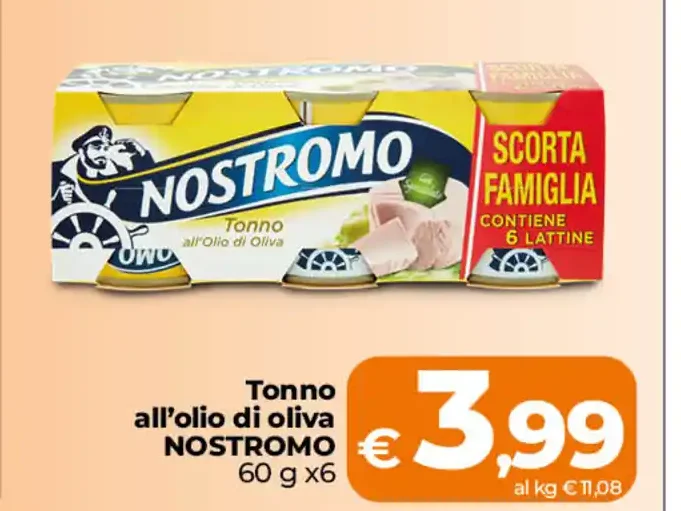 Tonno all'olio di oliva