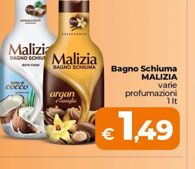 Bagno schiuma