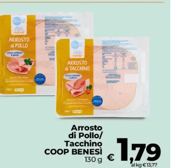 Arrosto di pollo/tacchino Coop BenEssere