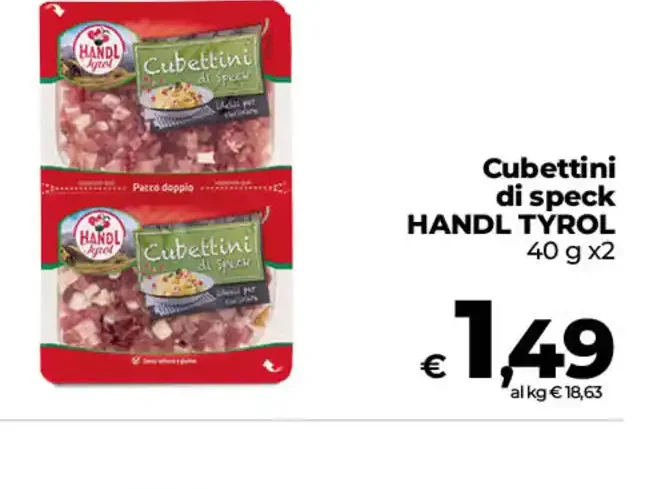Cubettini di speck