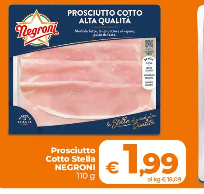 Prosciutto cotto Stella