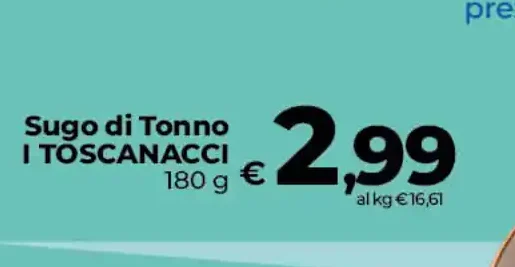 Sugo di Tonno I Toscanacci
