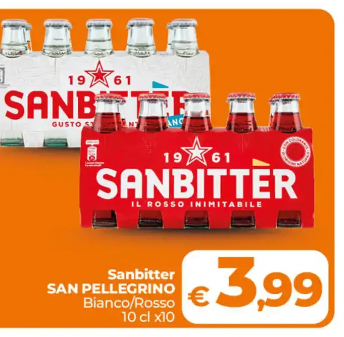 Sanbitter San Pellegrino Bianco/Rosso